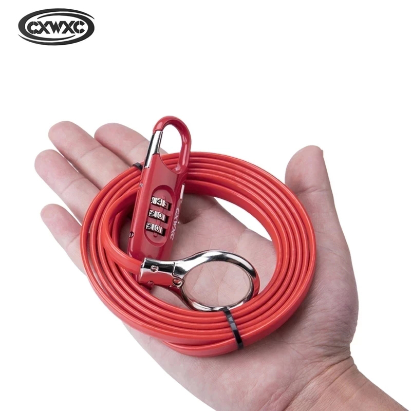 Cable Lock Flexible - قفل كلمة المرور المحمولة للدراجات ،