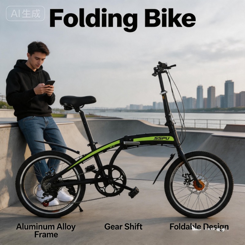 Commuter Biking - دراجة قابلة للطي خفيفة الوزن مقاس