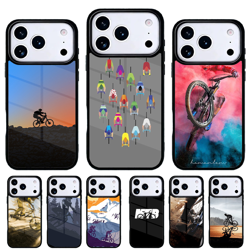 Cycling Quote - غطاء هاتف ناعم بتصميم دراجات جبلية