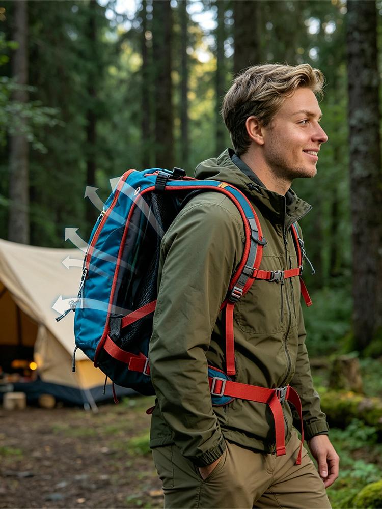 وسادة تهوية للحقيبة الظهرية قا - مراجعة Cycling Commute Backpack وسعره