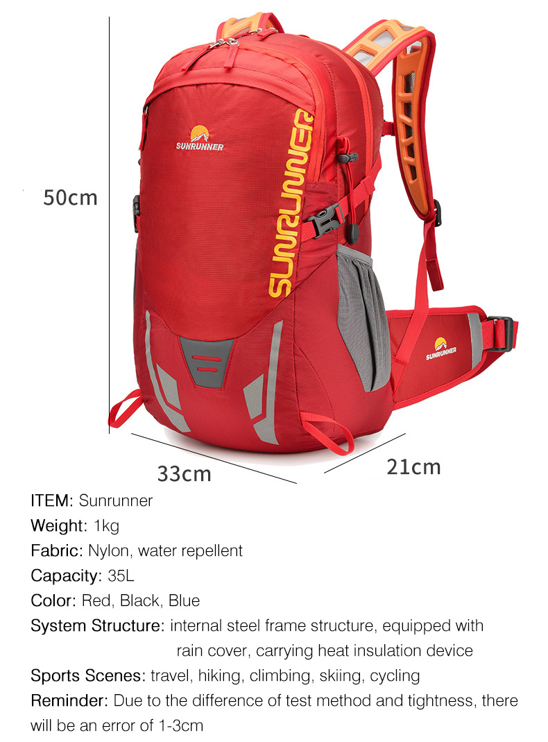 حقيبة ظهر للتنزه سعة 35 لتر، ح - مراجعة Cycling Commute Backpack وسعره