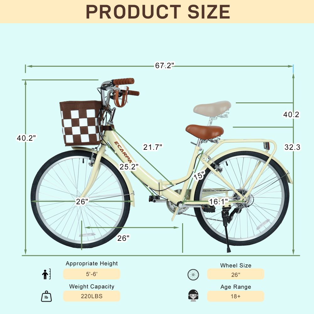 دراجة مدينة قابلة للطي مقاس 26 - مراجعة Commuter Biking وسعره