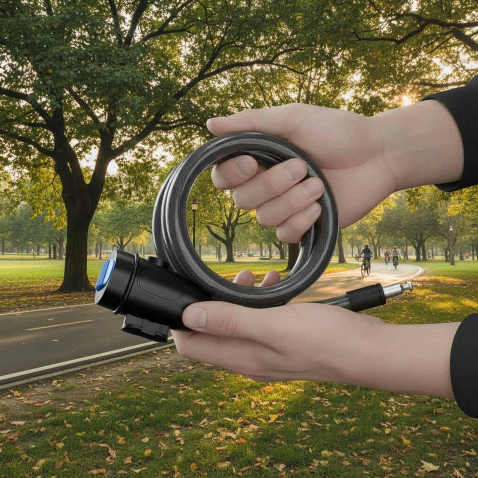 قفل دراجة مضاد للسرقة من الفول - مراجعة Cable Lock Flexible وسعره