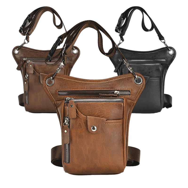 خمر بولي Leather الجلود الخصر  - مراجعة Cycling Commuter Bag وسعره